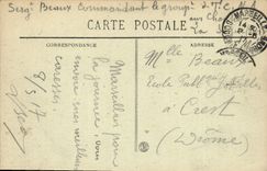 Camino de Marsella de la POSTAL de la VENDIMIA de la cornisa la tranvía luxe del hotel del hotel del De