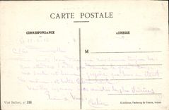 VINTAGE POSTCARD Belfort the Vauban Quay