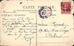 VINTAGE POSTCARD Belfort Sits of Sight of the Castle