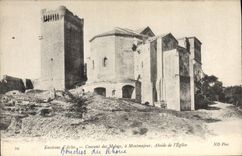 VINTAGE POSTCARD Environs Arles Couvent Monks has Montmajour Abside of the Church