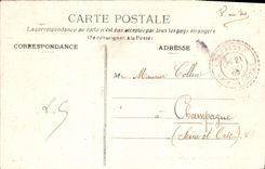 VINTAGE POSTCARD Laon Cathedral