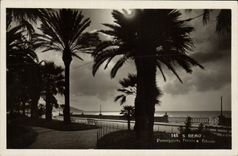 POSTAL San Remo Passeggieta Trento de la VENDIMIA