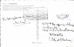 MODERN CARD Heavy the Basilica and the underground Basilica Black and white St X