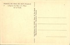 CPA Pointe Du Raz De Sein L'Eperon du Raz et le Phare de la vieille