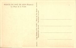 VINTAGE POSTCARD Point Of the Strong current Of Center the Lighthouse of the Old woman