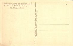 CPA Pointe Du Raz De Sein Statue de Notre Dame des Naufrages Godebsky
