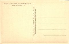 VINTAGE POSTCARD Pointe Of the Strong current Of Center Carries Hell