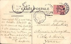 VINTAGE POSTCARD Biarritz The coast of Basques