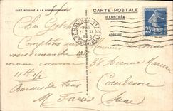 VINTAGE POSTCARD Holy Malo Walls and Hallande Seen from of the Holy Bastion Philippe