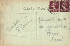 VINTAGE POSTCARD the ha the Gambetta Place and the Basin the Commercial Boats