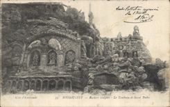 CPA Rotheneuf Rochers Soulptes Le Tombeau de Saint Budoc 