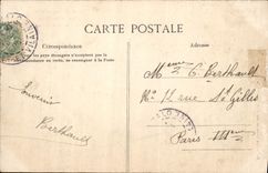 CPA Saint Malo Le Tombeau de Chateaubriant Botrel