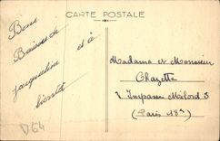 VINTAGE POSTCARD Biarritz Large Paiaces and Main beach