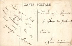 CPA Marseille Rue Cannebiere Et Le Quai des Belges Bateaux Tramway