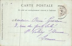 VINTAGE POSTCARD Lyon the palate of the Stock Exchange