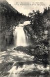 VINTAGE POSTCARD the Pyrenees Cauterets Falls higher of the Bridge of Spain
