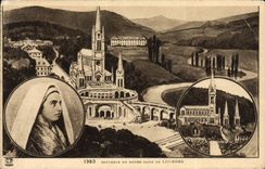 CPA Souvenir De Notre Dame De Lourdes