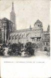 VINTAGE POSTCARD Strasbourg Cathedral Entered Of the clock