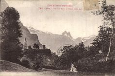 VINTAGE POSTCARD Pau Peak of the South of Ossau