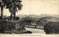 CPA Pau Le Chaine des Pyrenees
