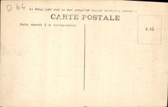 VINTAGE POSTCARD Pau the Castle Henri IV the Tower and the Vault