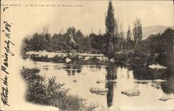 CPA Pays Basque La Nive du Pas de Roland Cambo