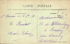 VINTAGE POSTCARD St Honors Hydropathic establishment les Bains the park