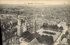 VINTAGE POSTCARD Nevers Panoramic View