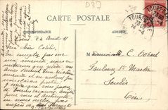 VINTAGE POSTCARD Tours Notre Dame Church the Rich person