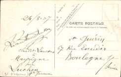 VINTAGE POSTCARD Luchon Seen from of Superbageres