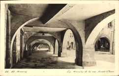 CPA Annecy Les arcades de la rue Sainte Claire 