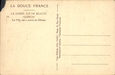 La POSTAL de la VENDIMIA sea belleza de Córcega Ajacio