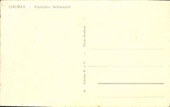 VINTAGE POSTCARD Colmar Schwendi Fountain