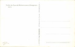 VINTAGE POSTCARD Valley of the Lakes Retournemer and Longemer