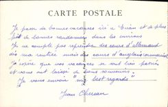 VINTAGE POSTCARD Evian les Bains the Lake and Deut d' Oche