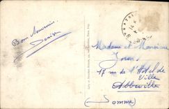 VINTAGE POSTCARD La Baule Park of the Casino