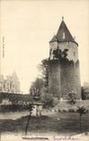 POSTAL Josselin de la VENDIMIA el castillo la torre de los fortalecimientos