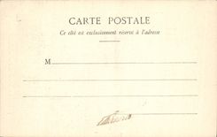 POSTAL Josselin de la VENDIMIA el castillo la torre de los fortalecimientos