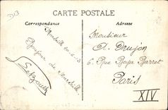 La POSTAL Marsella de la VENDIMIA entró del puente del puerto viejo y del transportador