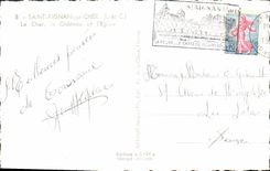 MODERN CARD Holy Aignan on Dear Expensive the Castle and the Church