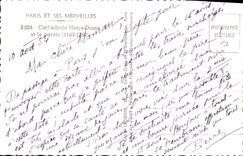 CPM Paris et ses Merveilles Cathedrale Notre Dame et le Parvis 