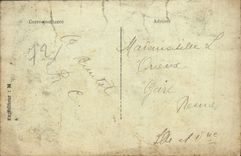 VINTAGE POSTCARD Suze Troisleme town of France