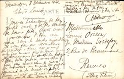 VINTAGE POSTCARD Besancon Valley of Casamene the island Malpas