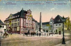 CPA Mainz Place de la nouvelle fontaine