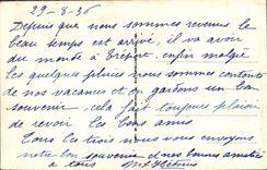 VINTAGE POSTCARD Caen Eglise Saint Etienne Abbaye with the men Dimensions apse