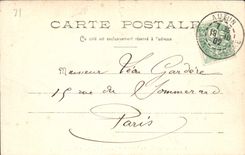 VINTAGE POSTCARD Autun the Cathedral Seen from Of the Suburb Slope