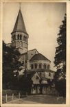 VINTAGE POSTCARD Paray Monial the Basilica Seen Of the Gardens