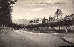 VINTAGE POSTCARD Evian Les Bains hydropathic establishment