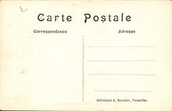 CPA Versailles Le Palais Facade D'entree