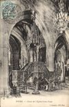 CPA Vitre Chaire De I'eglise Notre Dame